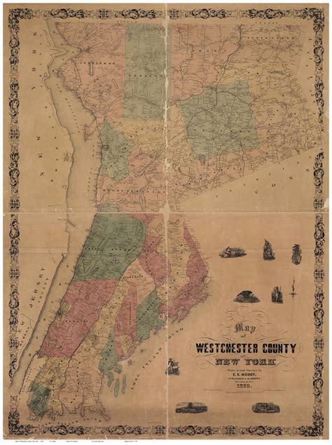 Westchester Map All Towns