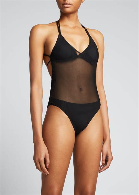 Norma Kamali Low-back Slip One-piece Swimsuit | Editorialist