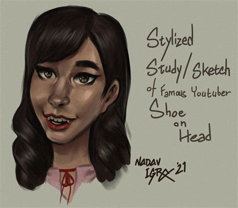 Shoe on Head drawing : r/drawing