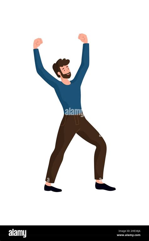 Happy proud man Stock Vector Image & Art - Alamy