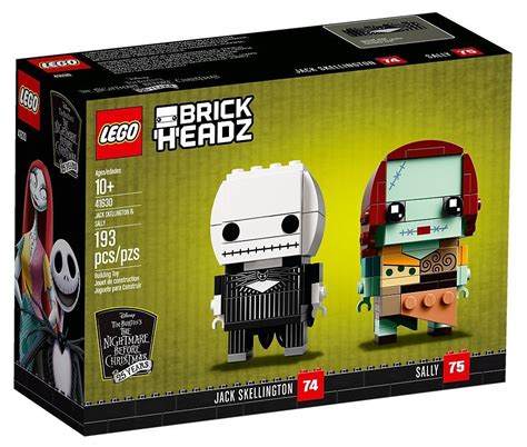 LEGO Brick Headz 41630 Джек Скеллингтон и Салли | playzone.com.ua
