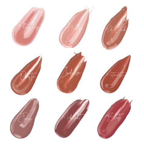 BADDIE NUDE High Shine Lip Gloss - MATERIALISTIC - Dentluxe