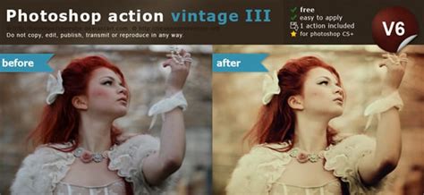 30 Free Photoshop Actions for Retro & Vintage Effects