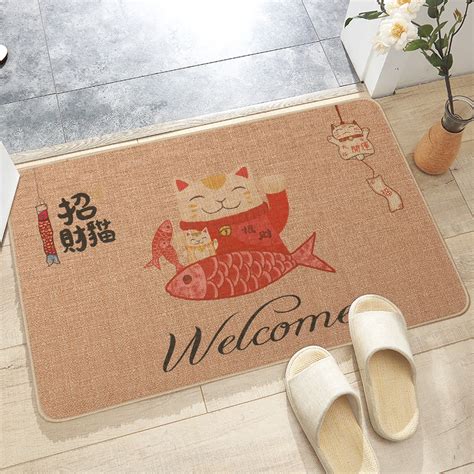 Custom Printing Design Linen Rubber Mat - FDT Rubber