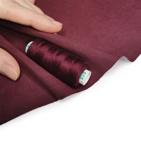 Бархатистая мембранная ткань Бордовый (19-2024tpx) - K-TEX