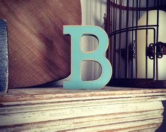 Wooden Letter 'N' 20cm Rockwell Font Various | Etsy UK