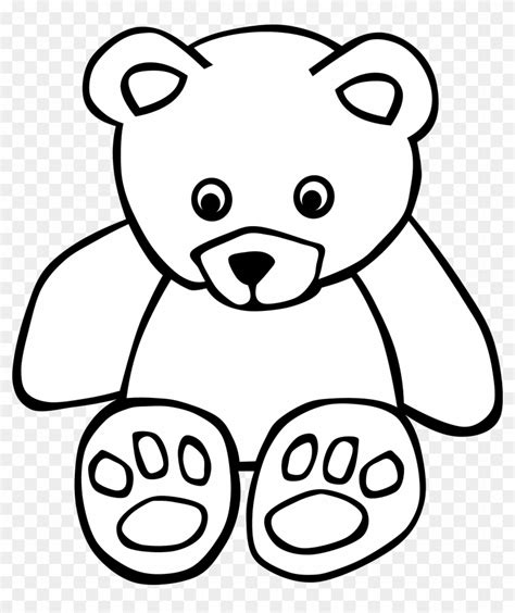 Black Bear Clipart - Teddy Bear Clip Art - Free Transparent PNG Clipart ...