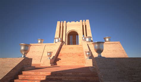 3D Sumerian Ziggurat Ur Model - TurboSquid 1305486