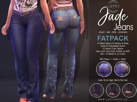 JUSTICE - INF - JADE JEANS - FATPACK PIC