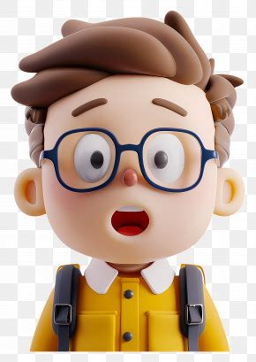 shocked man surprised cartoon boy  wide eyes png