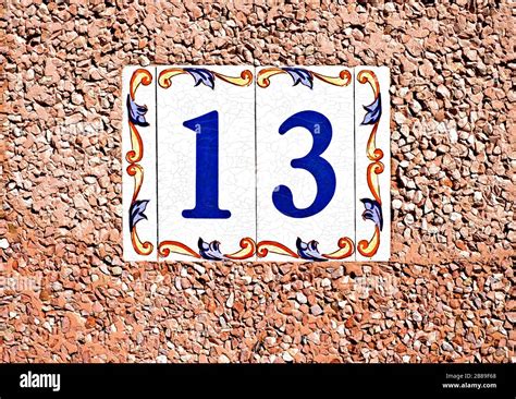 13 number plate hi-res stock photography and images - Alamy