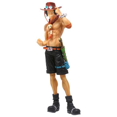 Banpresto One Piece 20th History Masterlise Portgas D. Ace Figure tan