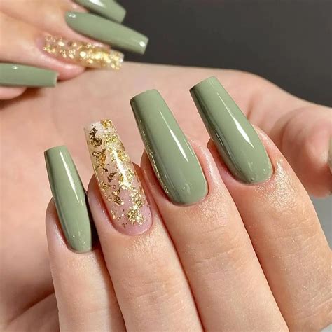 Unha De Gel Decorada Verde - Unha Verde Decorada: 154+ Modelos com Fotos Lindas | Green nails, Gel ...