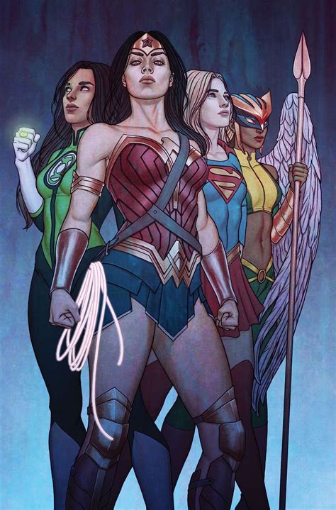 Wonder Woman, Supergirl, Hawkgirl, Jessica Cruz by Jenny Frison : r