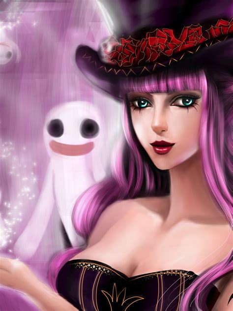 Download wallpaper girl, hat, anime, tattoo, art, Ghost, One Piece