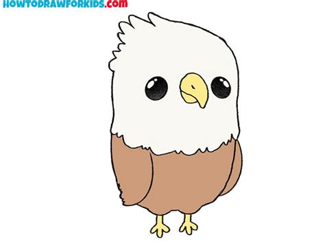 How to Draw an Eagle | Eagle drawing easy, Eagle cartoon, Eagle drawing