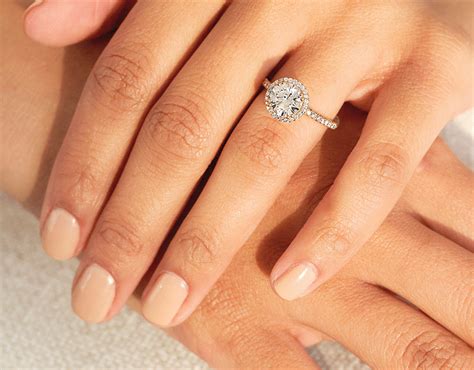 blue nile engagement ring brochure  behance
