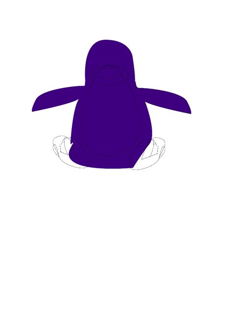 Purple Penguin Clip Art at Clker.com - vector clip art online, royalty ...