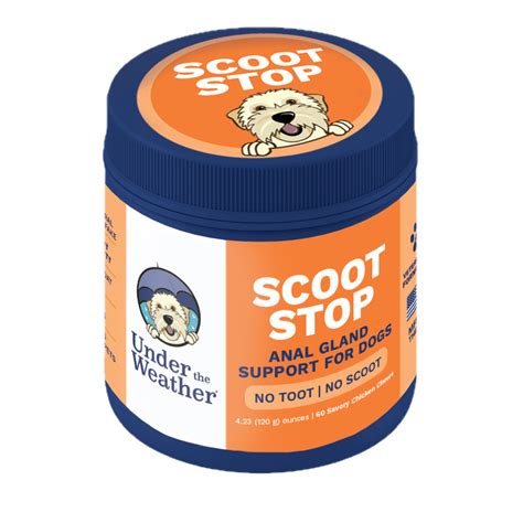 Scoot Stop - Anal Gland Support Chews for Dogs – Under the Weather