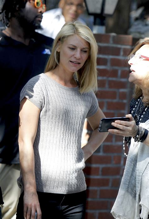 Claire Danes on the Set of 'Homeland' in NYC 8/22/2016 • CelebMafia