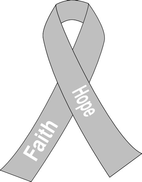 Lung Cancer Ribbon Clip Art at Clker.com - vector clip art online, royalty free & public domain