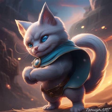 evil cat hd  necrolizerart  deviantart