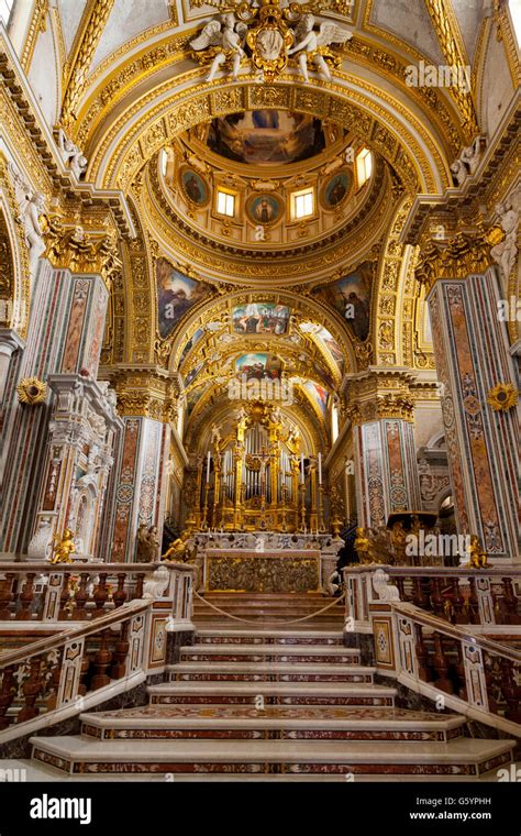 Basilica Cathedral at Monte Cassino Abbey, Cassino, Lazio, Italy ...