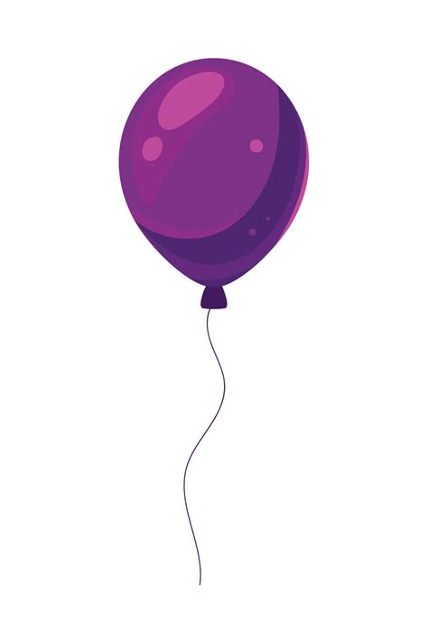 purple balloon festive 17122008 Vector Art at Vecteezy