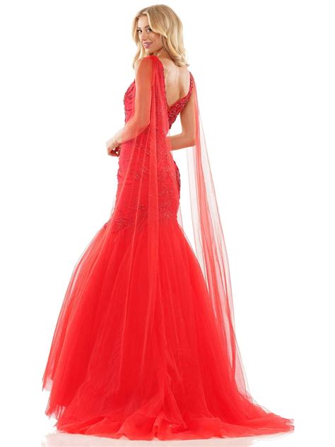 Light Blue Colors 2993 Colors Long Sleeveless Prom Dress - Prom Dresses