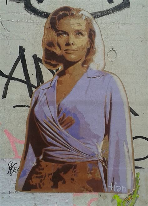 #Graffiti - Honor Blackman image. Brick Lane, London. | Graffiti art