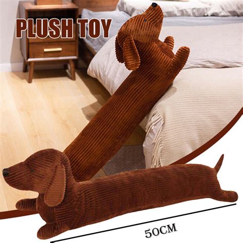 SHUNXIN Cute Dachshund Dog Plush Toy, Soft Stuffed Animal Doll, Kids Hugging Pillow Gift