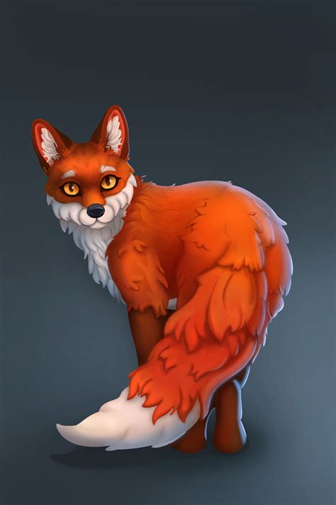 ArtStation - Stylized fur study
