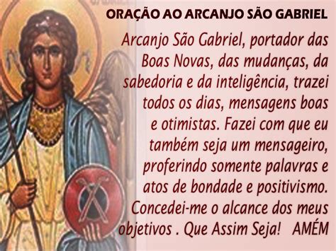 Oração A São Gabriel Arcanjo - totus tuus: Oração ao Arcanjo São Gabriel