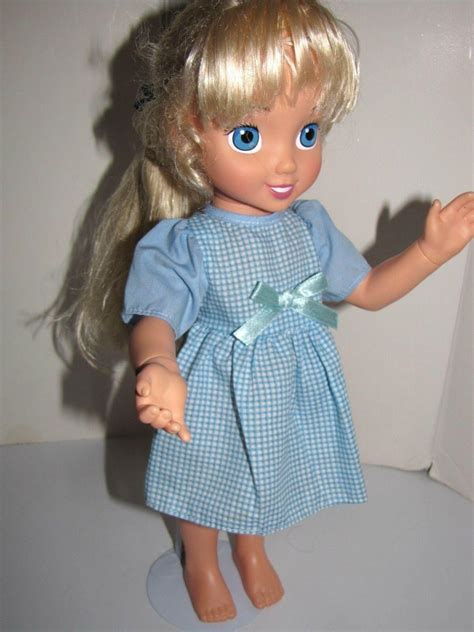 Playmates Disney Princess Cinderella Doll 2002 Long Blond Hair 15in