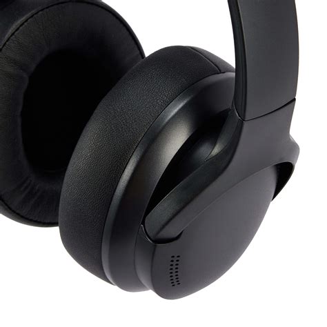 bluetooth  ear noise cancelling headphones black kmart