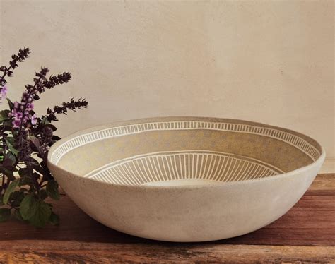 Large Wide and Deep Ceramic Bowl Ceramic Serving Bowl - Etsy