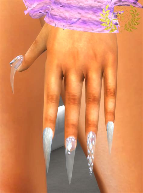 Paris Nails | Sims 4 nails, Cc nails, Sims 4 body mods