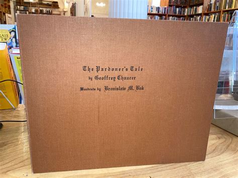 The Pardoner's Tale by Geoffrey Chaucer. With Woodcuts by Bronislaw M