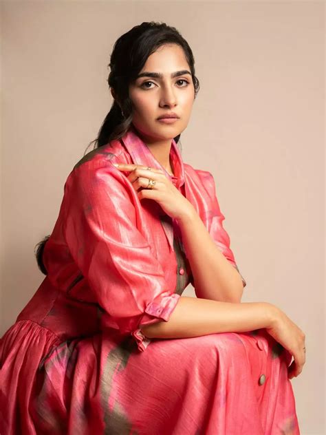 rukmini vasanth stuns  pink coral photoshoot rukmini vasanth stuns