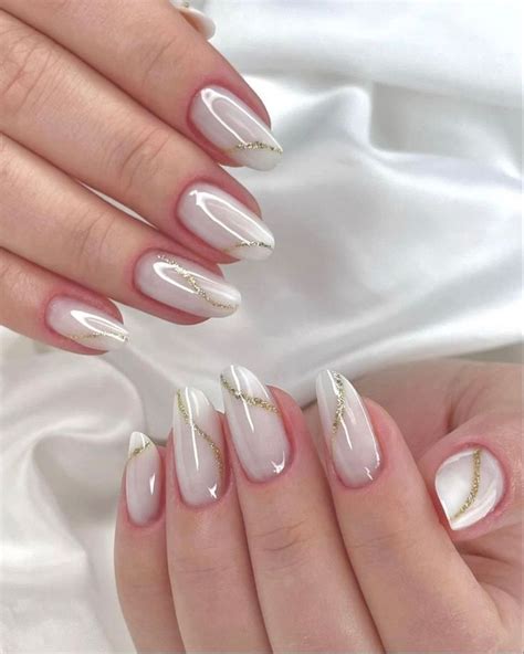 Ano Novo Unhas De Gel Simples E Elegantes