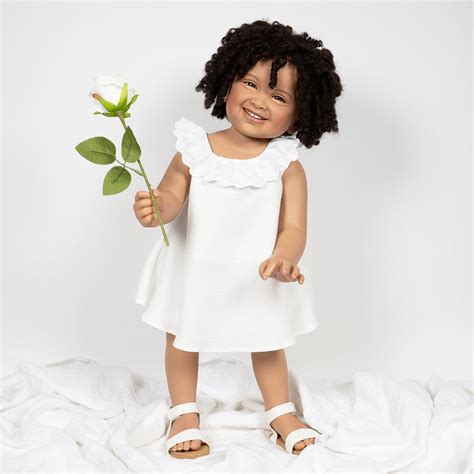 Meet Beautiful Baby Alanna, Paradise Galleries 25" Standing Doll