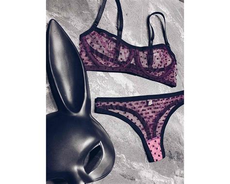 Mesh Lingerie Multi-Color Erotische Lingerie Transparante | Etsy
