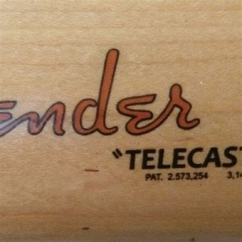 Fender Telecaster Decal - Etsy