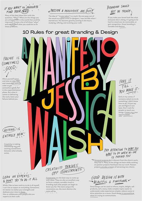 WePresent Manifesto by &Walsh: 10 Top Rules for Successful Branding and