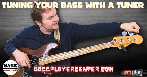 Tuning Your Bass with a Tuner - Bass Player Center