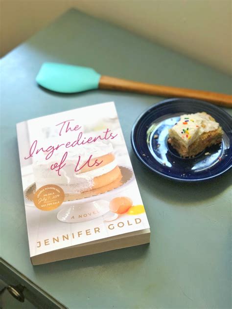 The Ingredients of Us by Jennifer Gold - Really Into This