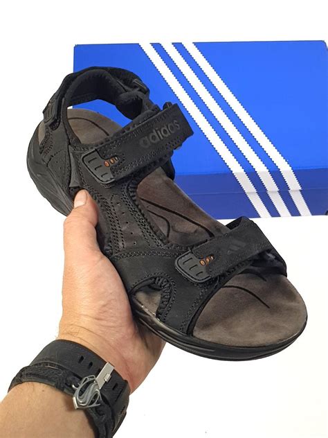 Мужские сандалии Adidas Sandals Black (черные) классные повседневные ...