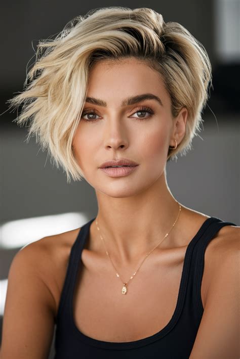 short haircuts ideas   women bangs layers  styles