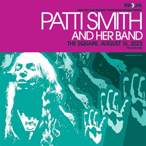 True West and The Square Present Patti Smith and her Band - The Square
