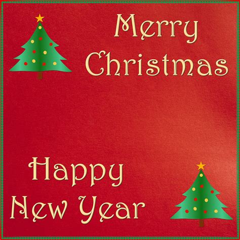 Merry Christmas - Happy New Year - 1 Free Stock Photo - Public Domain